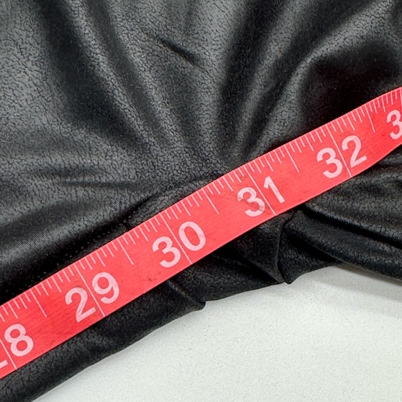 Spanx Shimering  faux Women’s Size X Small Black Nylon Blend  High rise stretchy - Picture 13 of 13